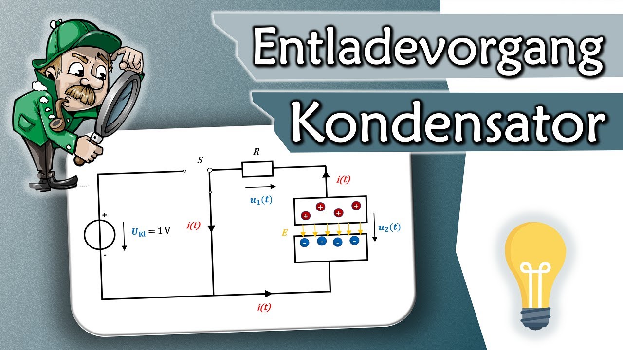 Wie funktioniert ein Kondensator? Entladevorgang, Spannung und Strom | Gleichstromtechnik # 12