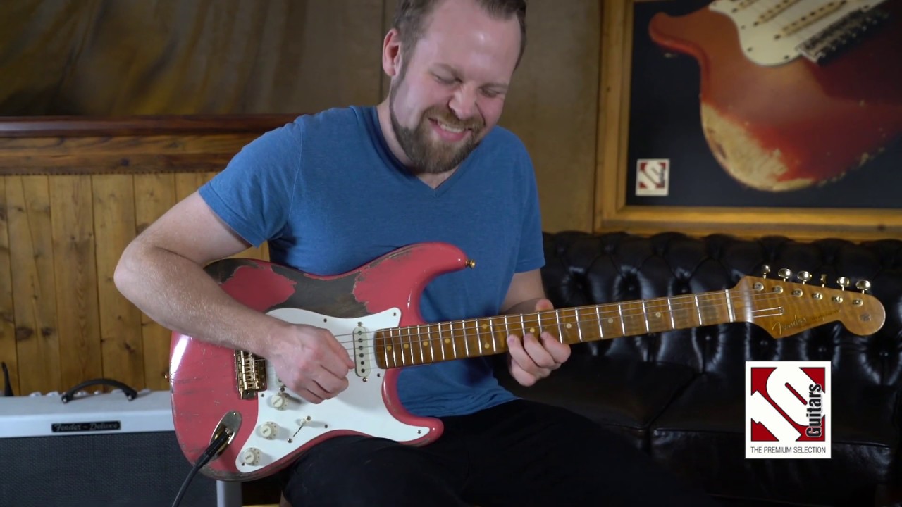 2019 Fender Stratocaster '58 Ultra Relic Masterbuilt Fiesta Red Greg Fessler