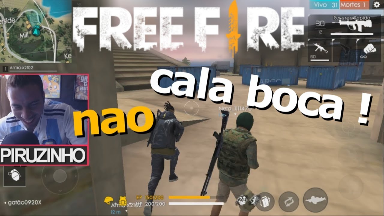FINGINDO SER GAGO NO FREE FIRE
