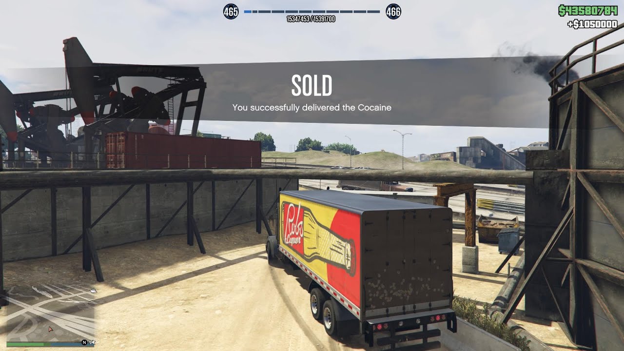 Cocain Business Seel in Truck | GTA Online