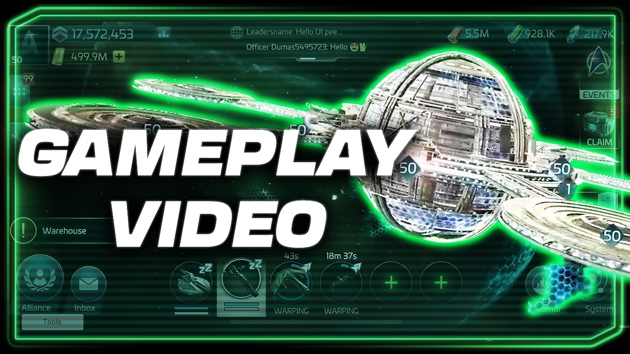 Star Trek Fleet Command Game Play Video