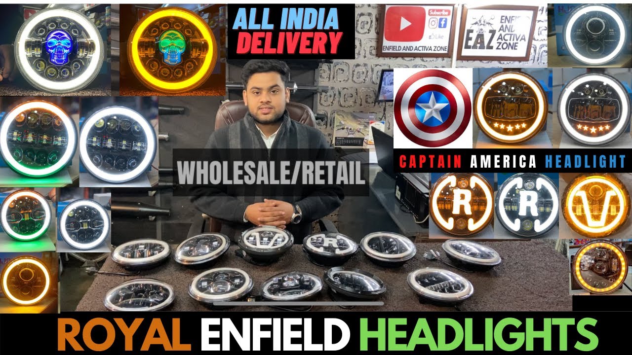 Royal Enfield Headlights | Wholesale/Retail | Enfield And Activa Zone | Whatsapp @9555798738