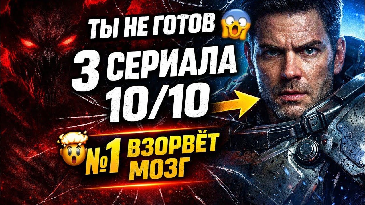 10/10! Самые популярные и шокирующие ТОП 3 сериалы🔥