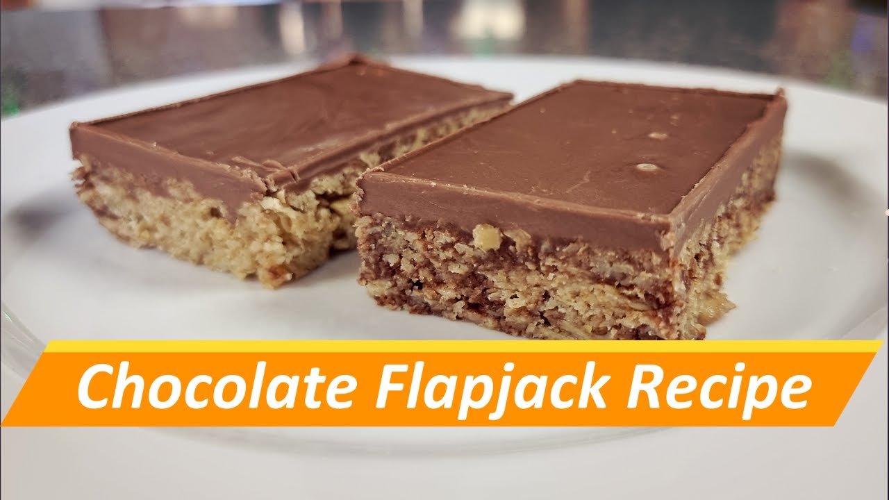 Chocolate Flapjack how to Recipe for home bakers filmed in the Bakery