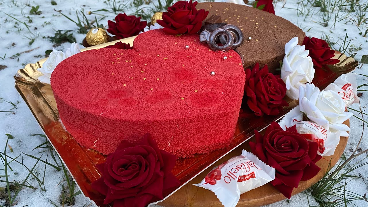 حلوة عيد الحب ❤️❤️❤️❤️gâteau spécial st Valentin