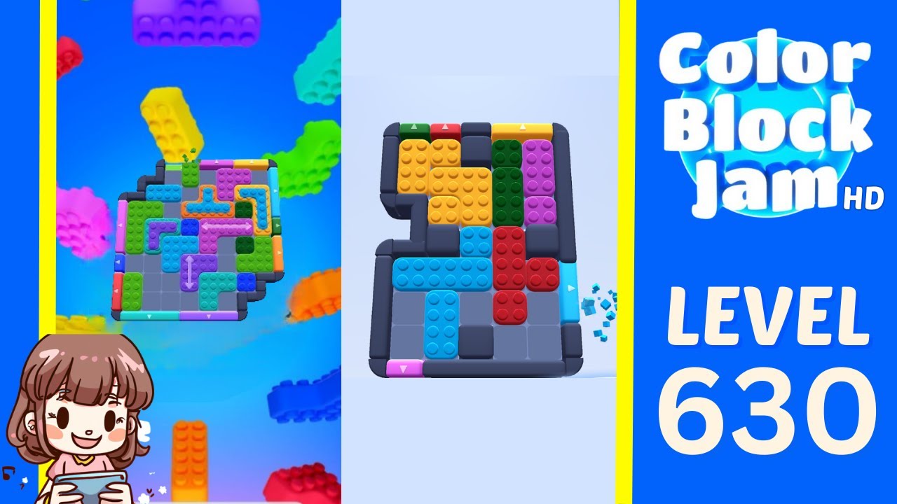 Color Block Jam Level 630 Solution Walkthrough