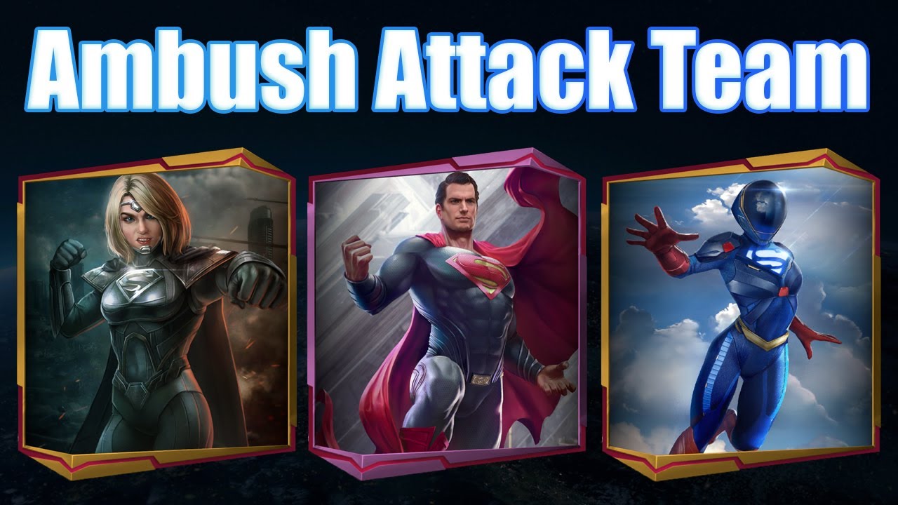 Injustice 2 Mobile | Ambush Attack Team! Can I make this team work?!?