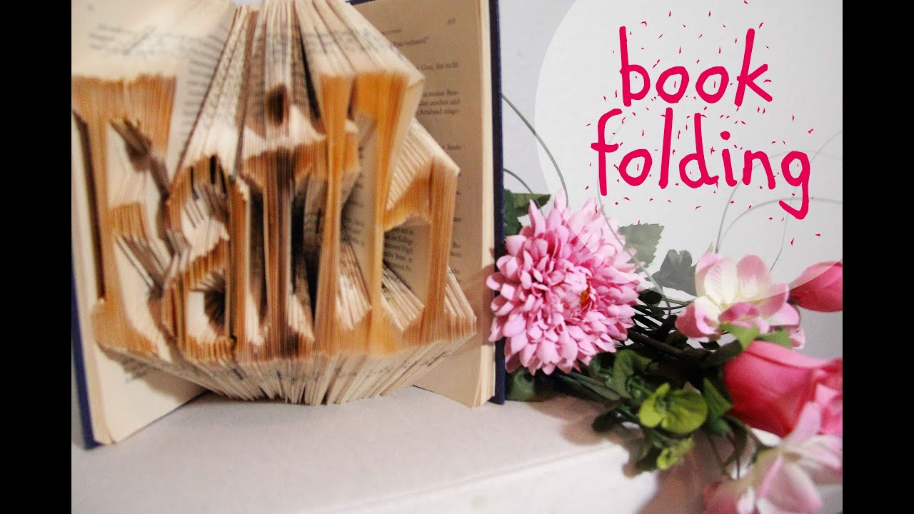 DIY | Book Folding |  Bücher Falten