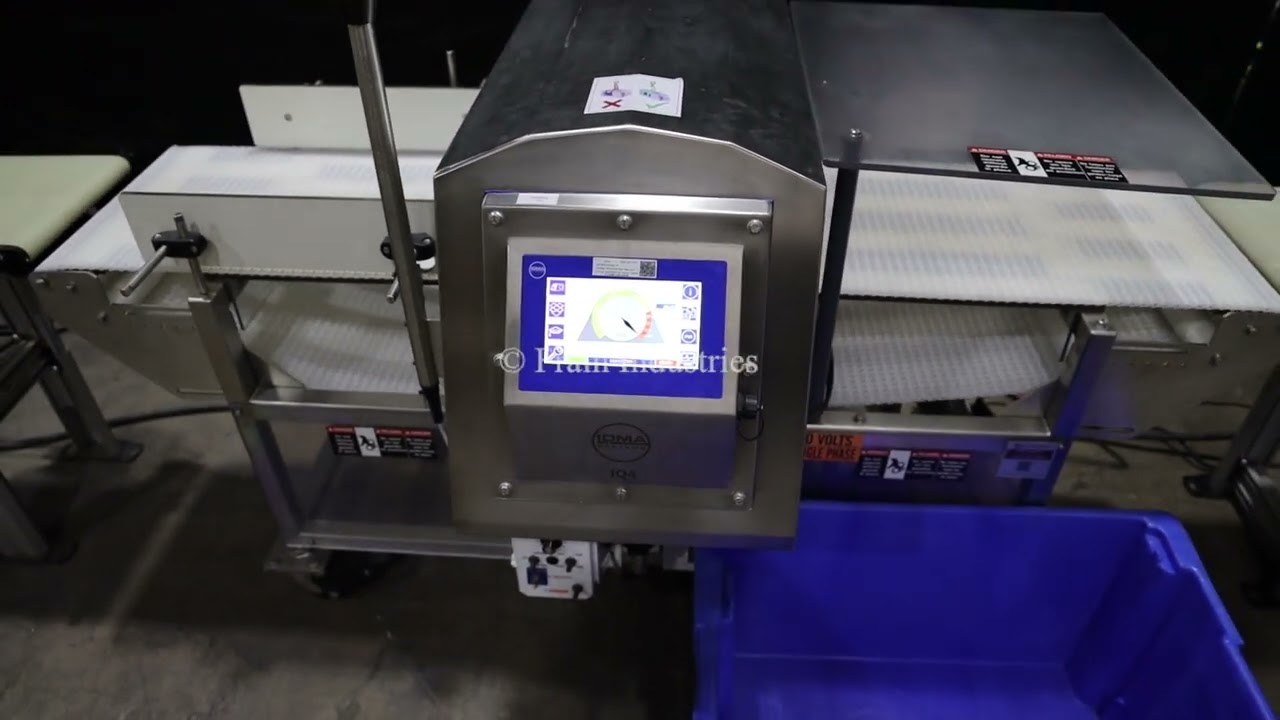 Loma IQ4 6X17 R34742 Metal Detector Conveyor Demonstration