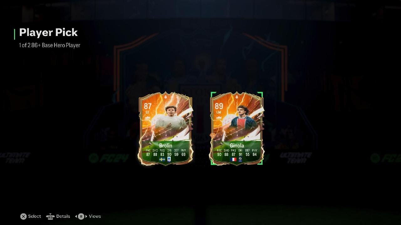 EA SPORTS FC 24 INSANE 86+BASE HERO PLAYER PICK