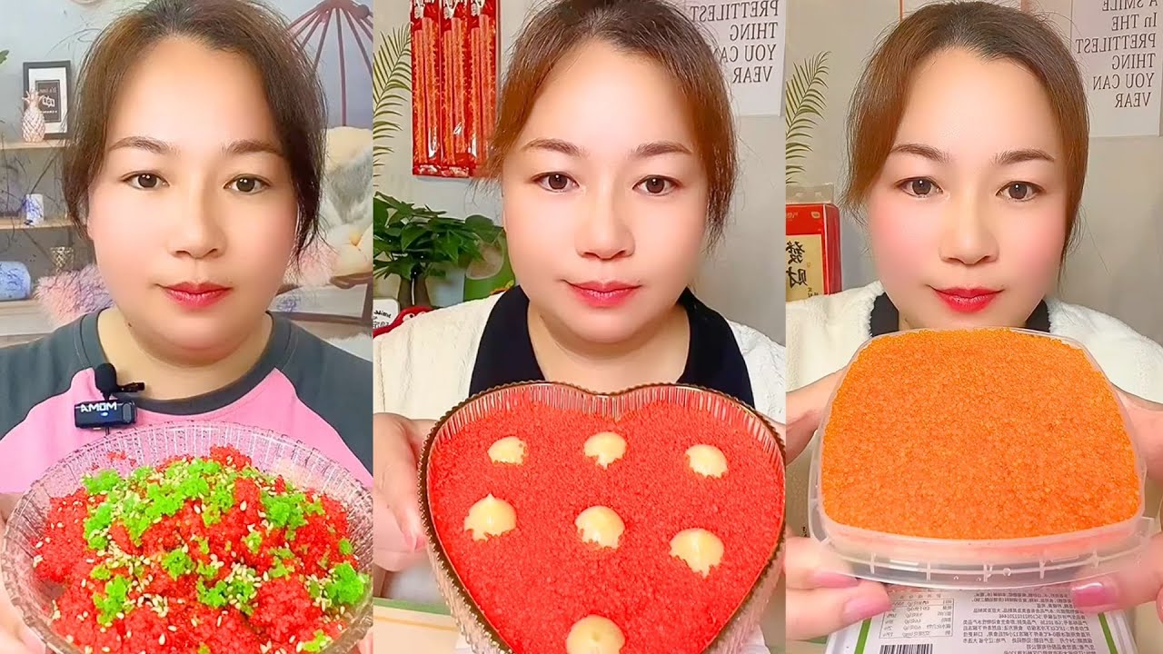 Fish Roe Seafood Eating Show | Home Style Mukbang #122