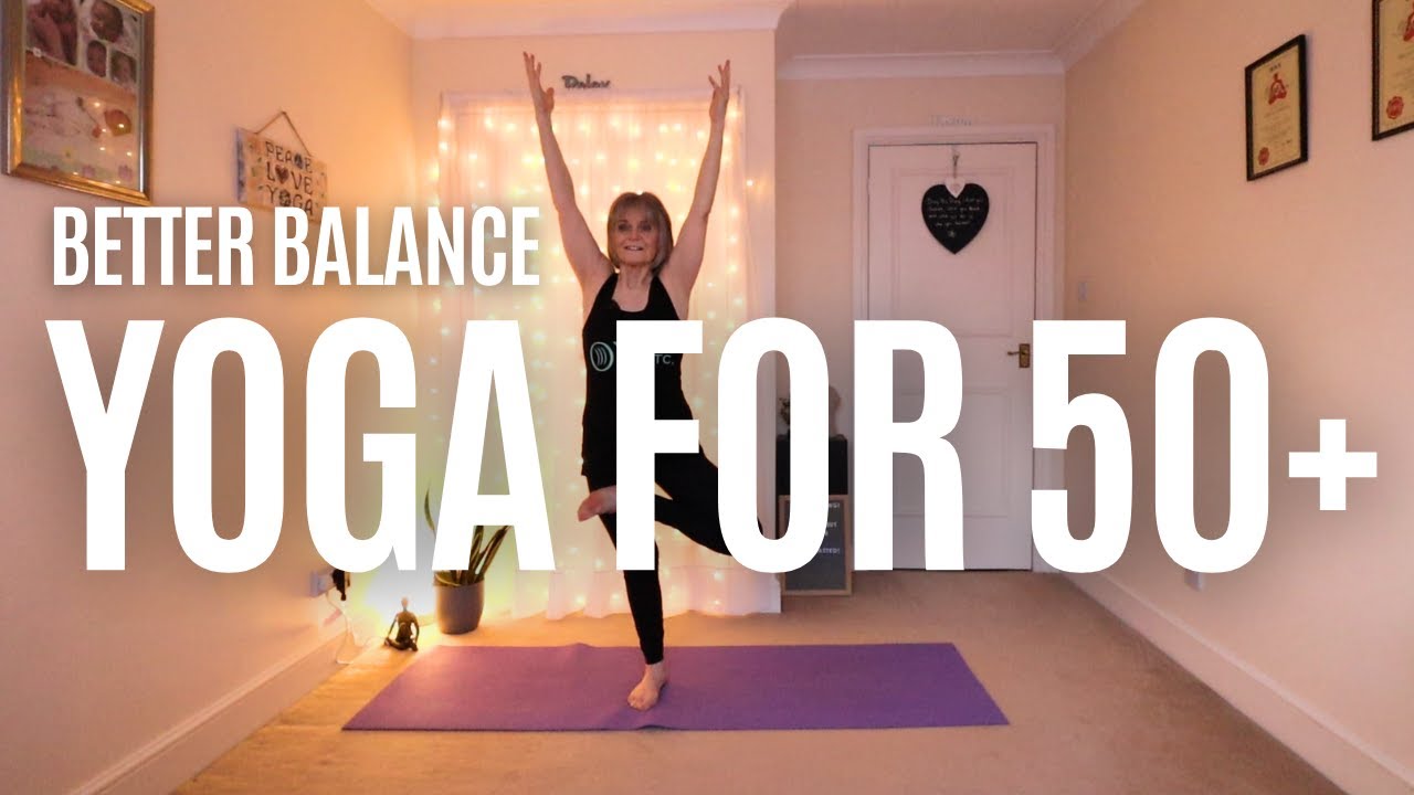 Improve Balance & Leg Strength | 12 Min Gentle Hatha Yoga for Seniors