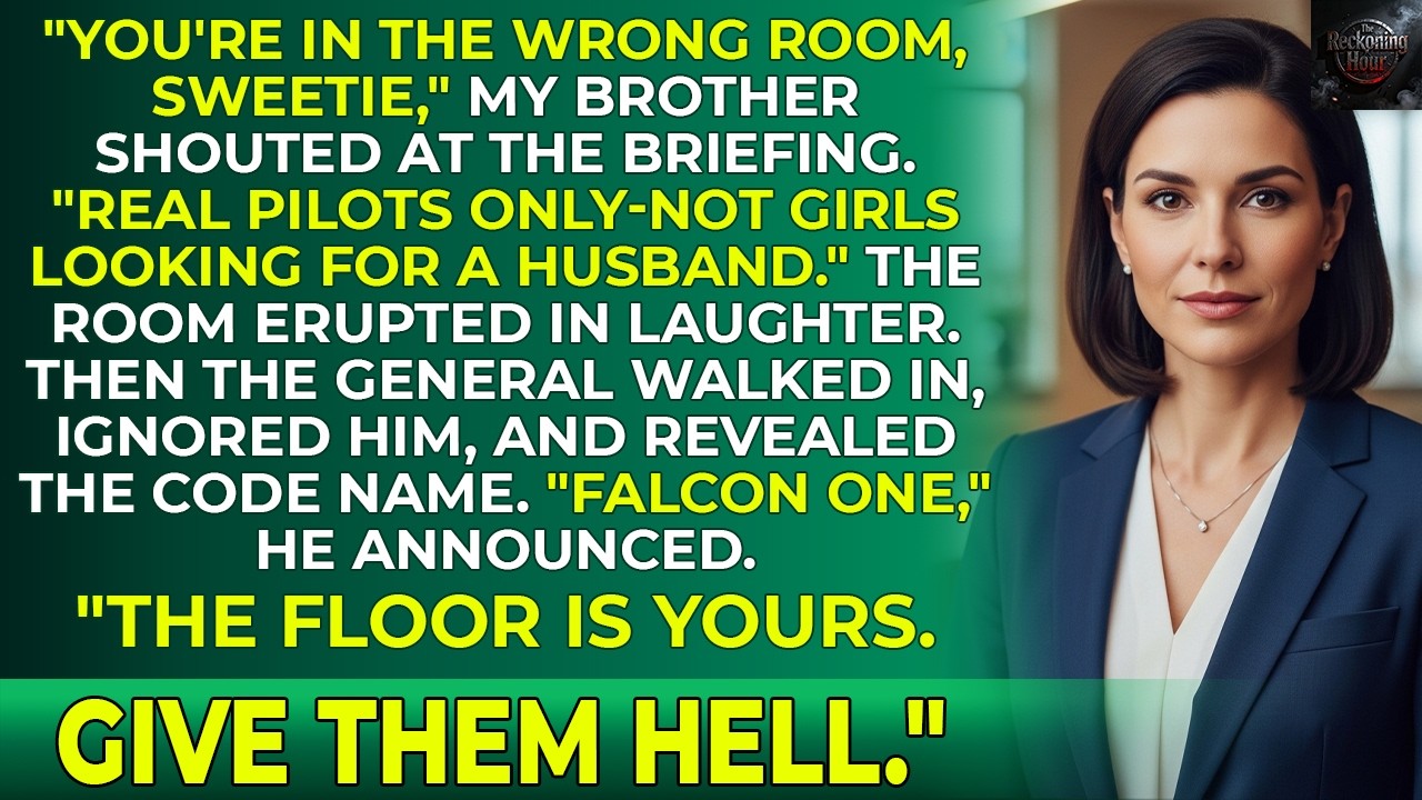 “Real Pilots Only,” They Laughed—Until The General Revealed Her Code Name. “Falcon One”