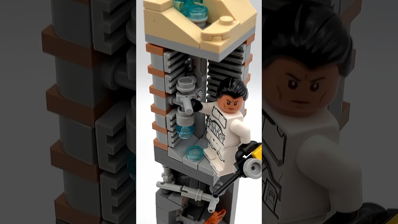 LEGO Clone Pipeline Sabotage MOC! #lego #starwars