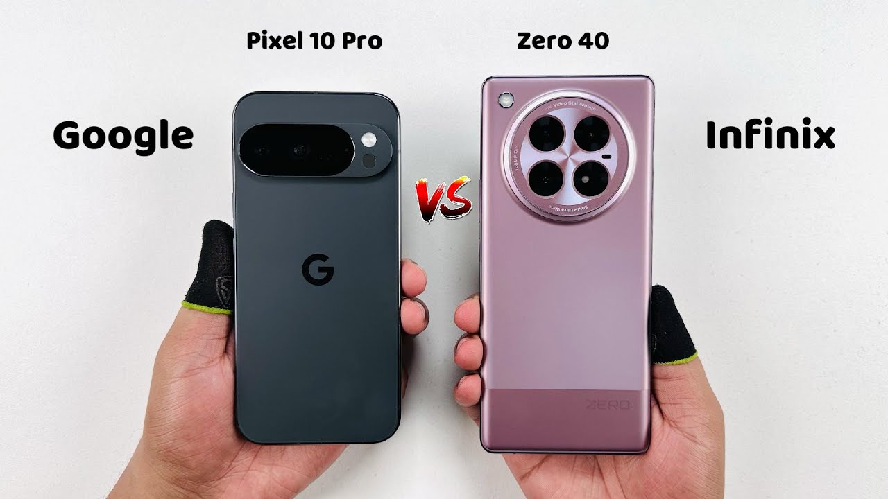 Google Pixel 10 Pro vs Infinix Zero 40 5G Speed Test