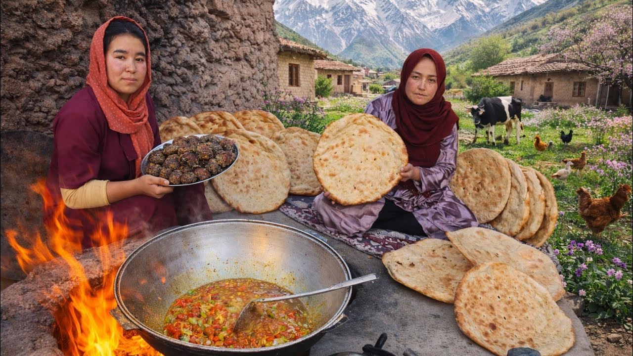 How Village Life Feels in the Mountains of Afghanistan | Cooking Food the Old Way in the Mountains