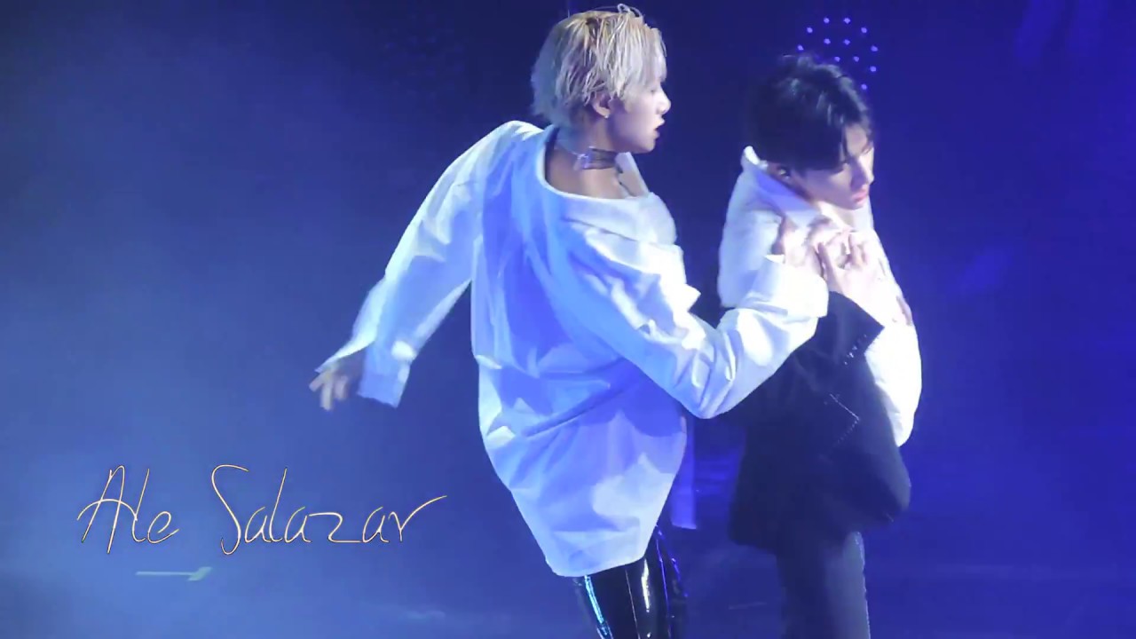 MONSTA X en Argentina - Fake Love / How Long   (Hyung Won & I.M ) - 180808