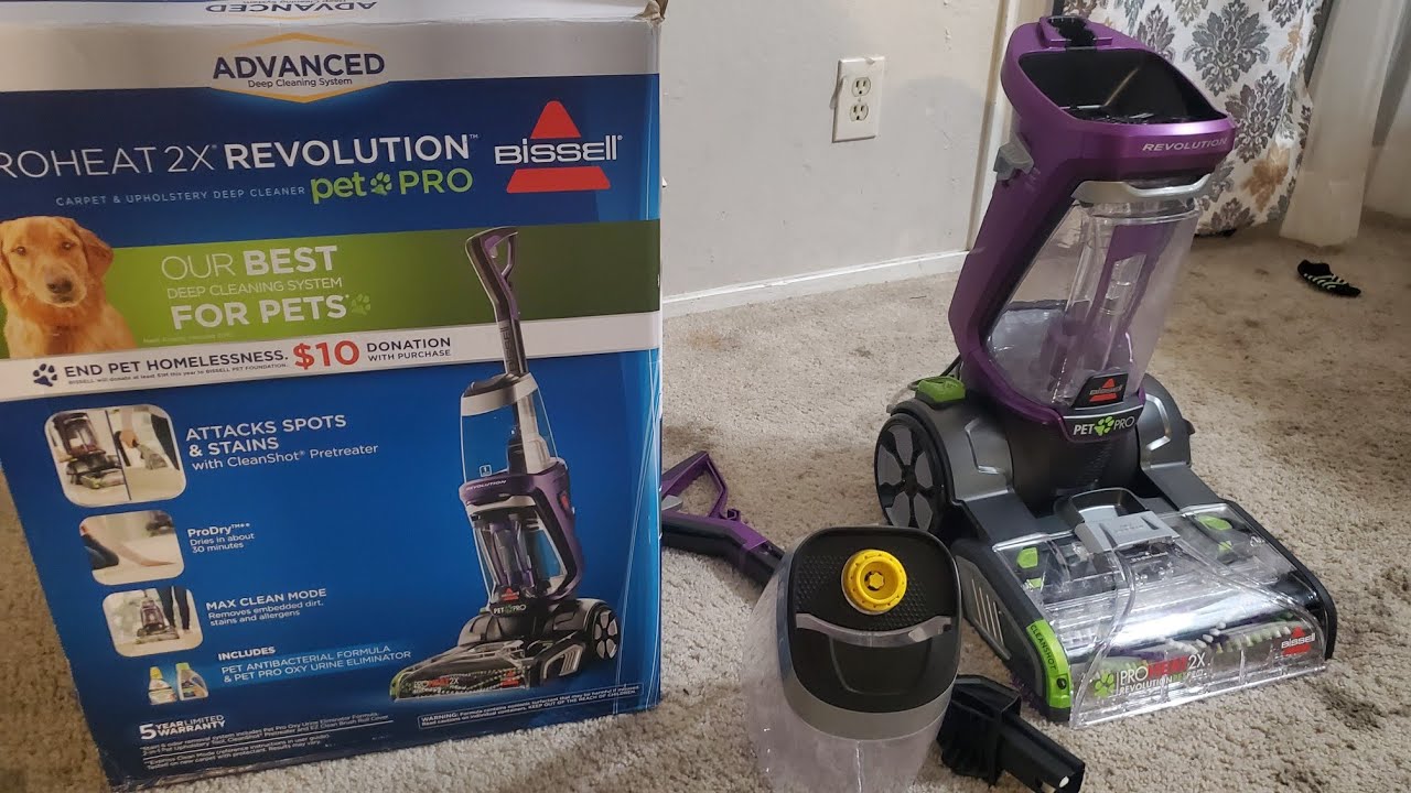 Как использовать чистящее средство для ковров Bissell ProHeat 2x Revolution Pet Pro