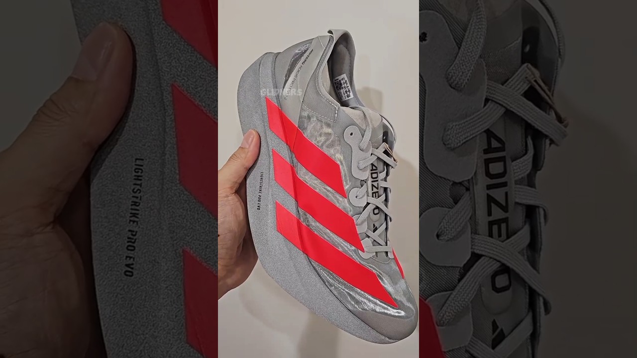 🔥Spill the Adidas Adizero Adios Pro Evo 2 &ndash; Pure Hand-On Look! 👟✨ #shorts #fyp