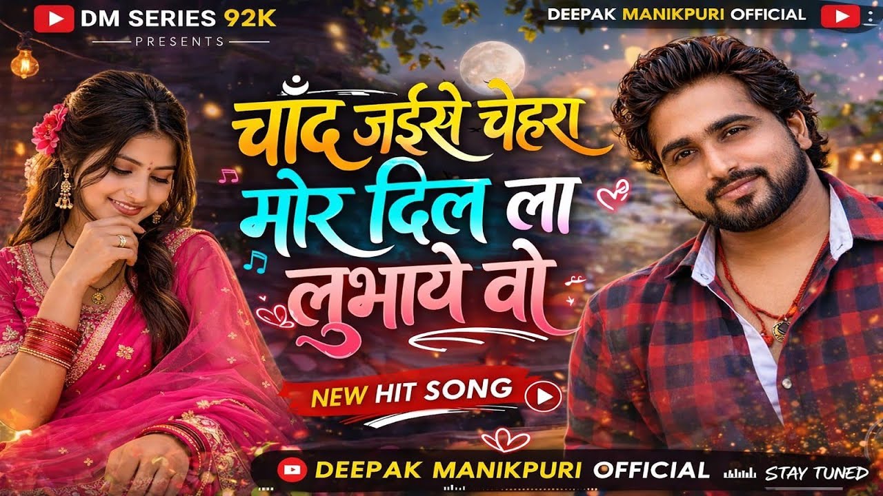 चाँद जईसे चेहरा मोर दिल ला लुभाये वो | New Chhattisgarhi Romantic Song 2026  Singer Deepak Manikpuri