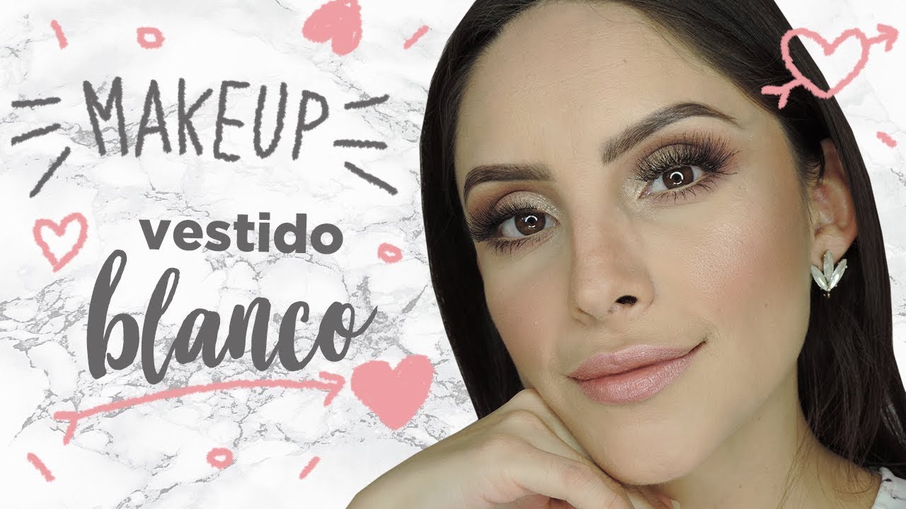 MAQUILLAJE PARA IR DE FIESTA CON VESTIDO BLANCO | Muakk.com