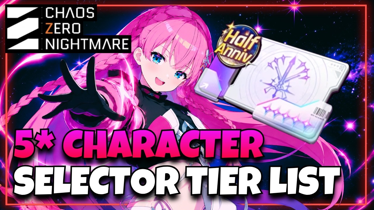 TIER LIST 1-YEAR ANNIVERSARY CHARACTER SELECTOR | CHAOS ZERO NIGHTMARE