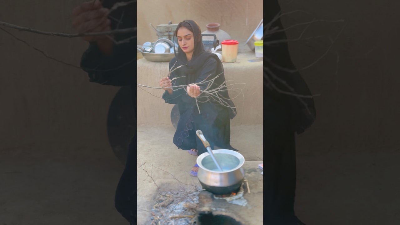 Beautiful Village Girl of Desert #villagelifeinindia #villagelife #rajasthan #cooking