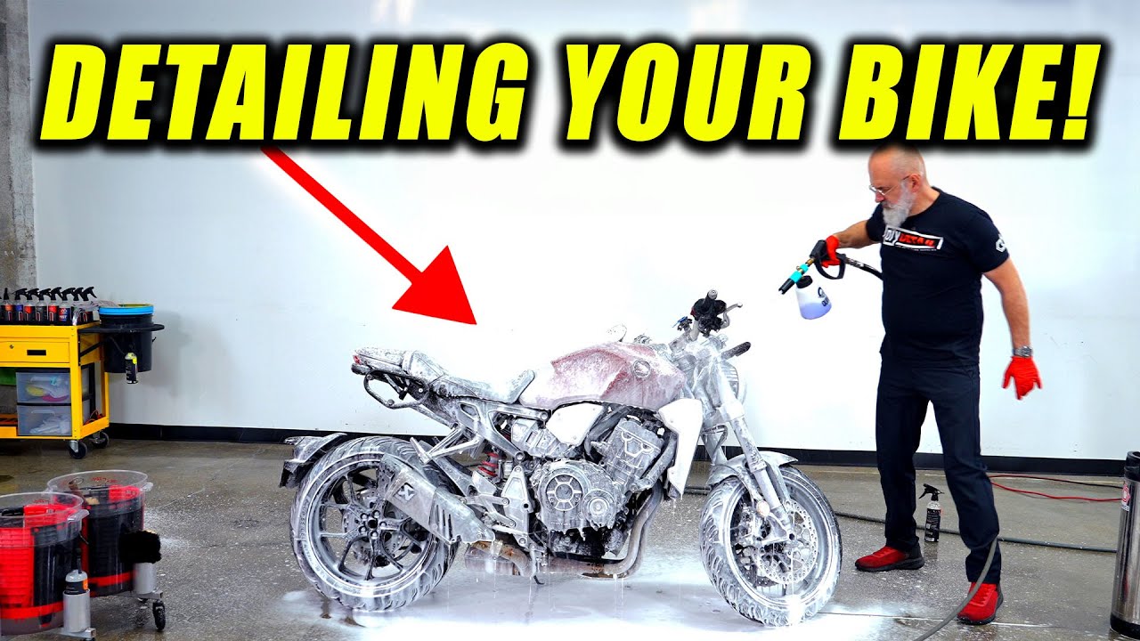 How to SAFELY wash a motorcycle! Easy process for beginners & pros