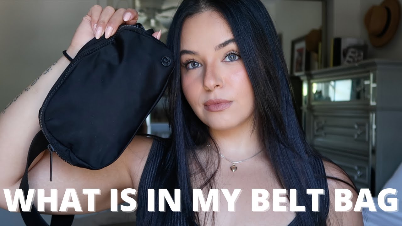 WHAT IS IN MY LULULEMON EVERYWHERE BELT BAG (HOT GIRL WALKS ESSENTIALS)
