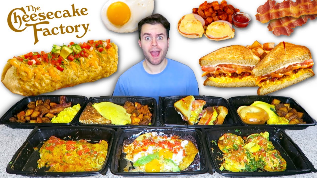 Попробуйте ПОЛНОЕ МЕНЮ завтраков от Cheesecake Factory! Дегустация от 100 долларов!