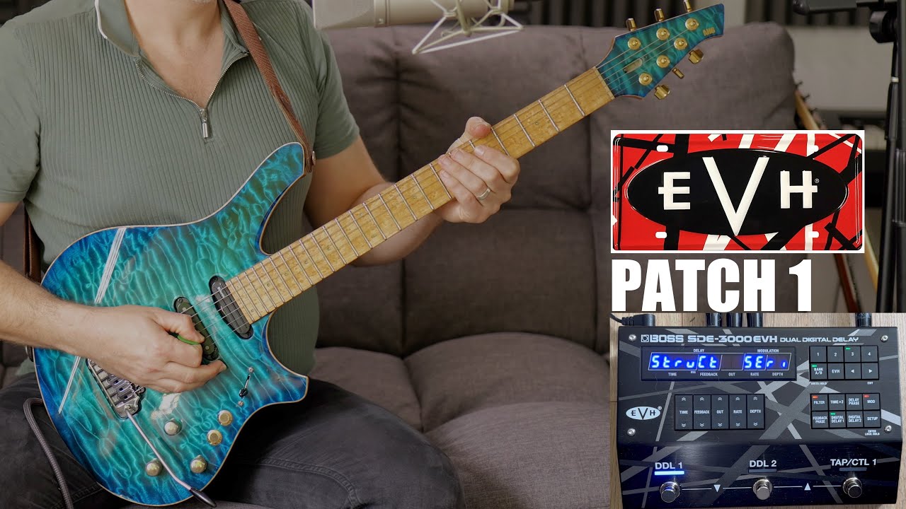 EVH presets on the BOSS SDE-3000 Dual Delay - My First impressions