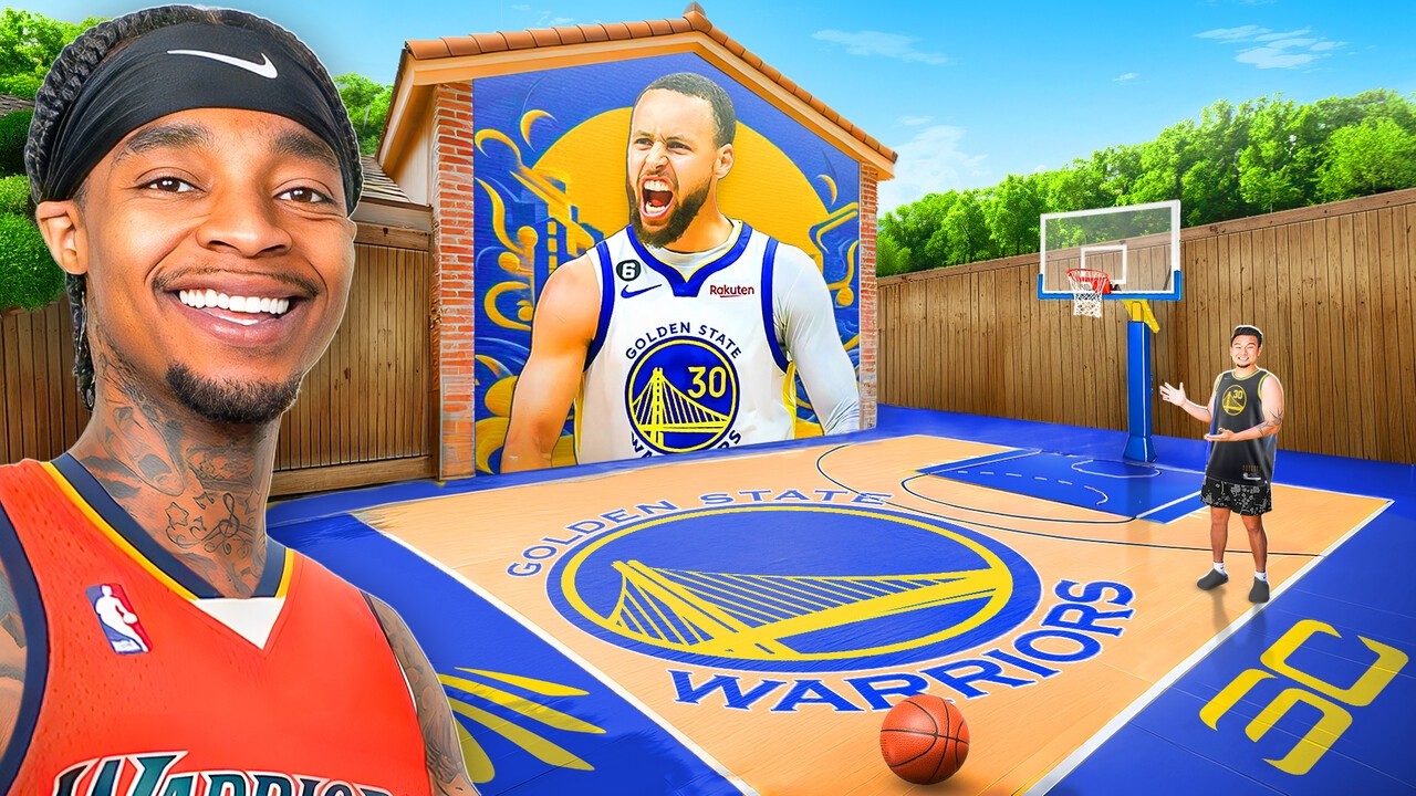 Best Custom Steph Curry Court, Wins $1000!