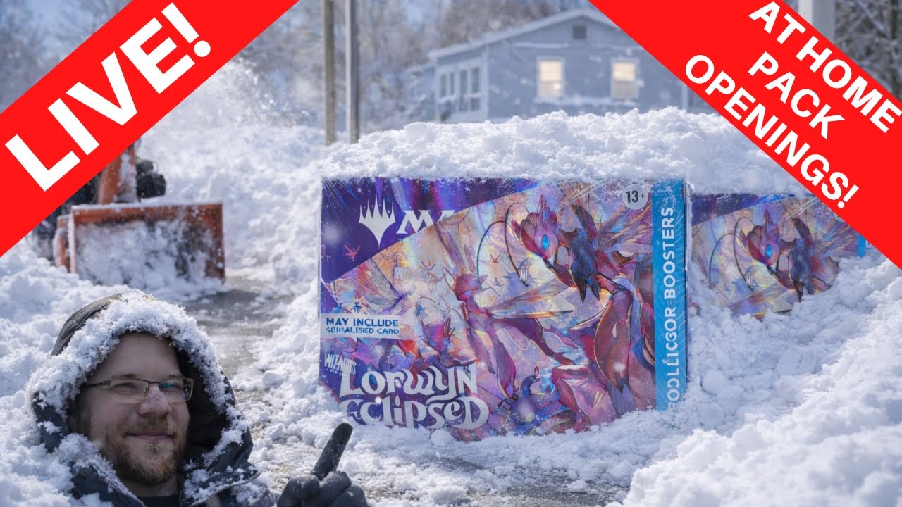 🔴LIVE! MTG Rip & Ship w/ Lance | Snowpocalypse 3 Home Stream ECL & A Wide Variety of Packs | 1/26