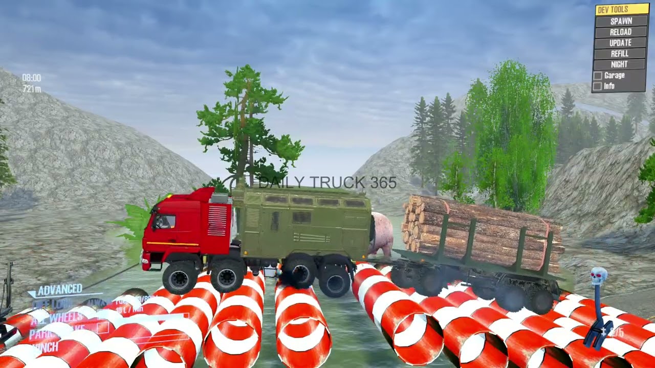 BIG TRUCKS ON INSANE TERRAIN: Speed Bumps, Bridges & Rail Crossings | Eps 21