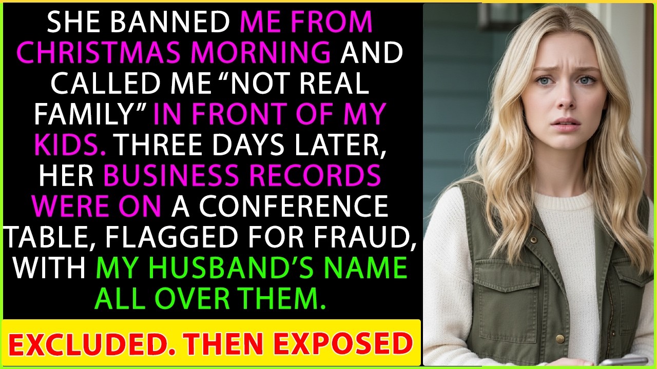MY IN-LAWS BANNED ME FROM CHRISTMAS MORNING — BUT 72 HOURS LATER, A COURT REPORT SILENCED THE ROOM…
