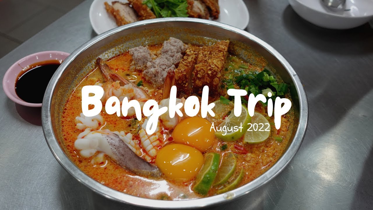 bangkok vlog 2022 | food recommendations, night markets, shopping at siam