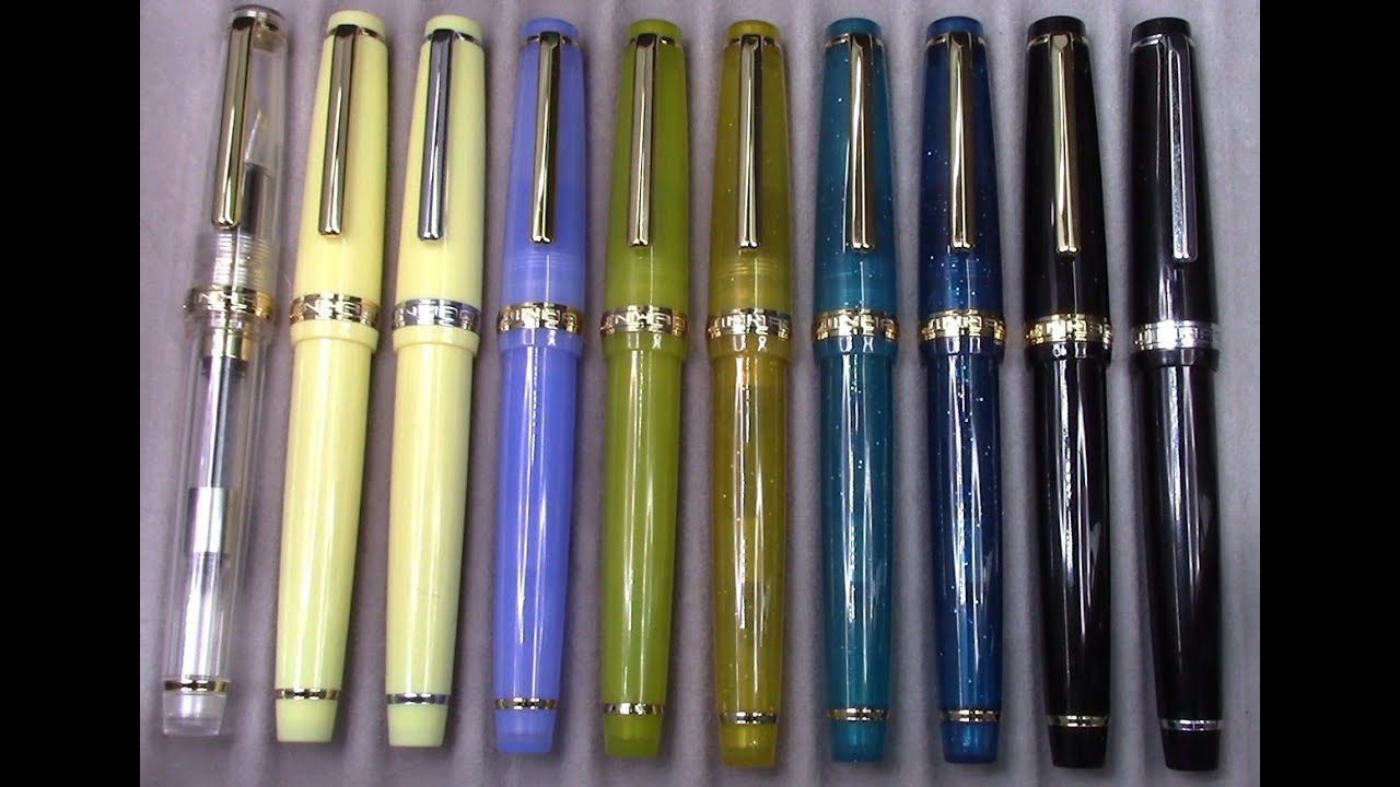 Jinhao 82 Fountain Pen review, Nibs Colors & Sparkle