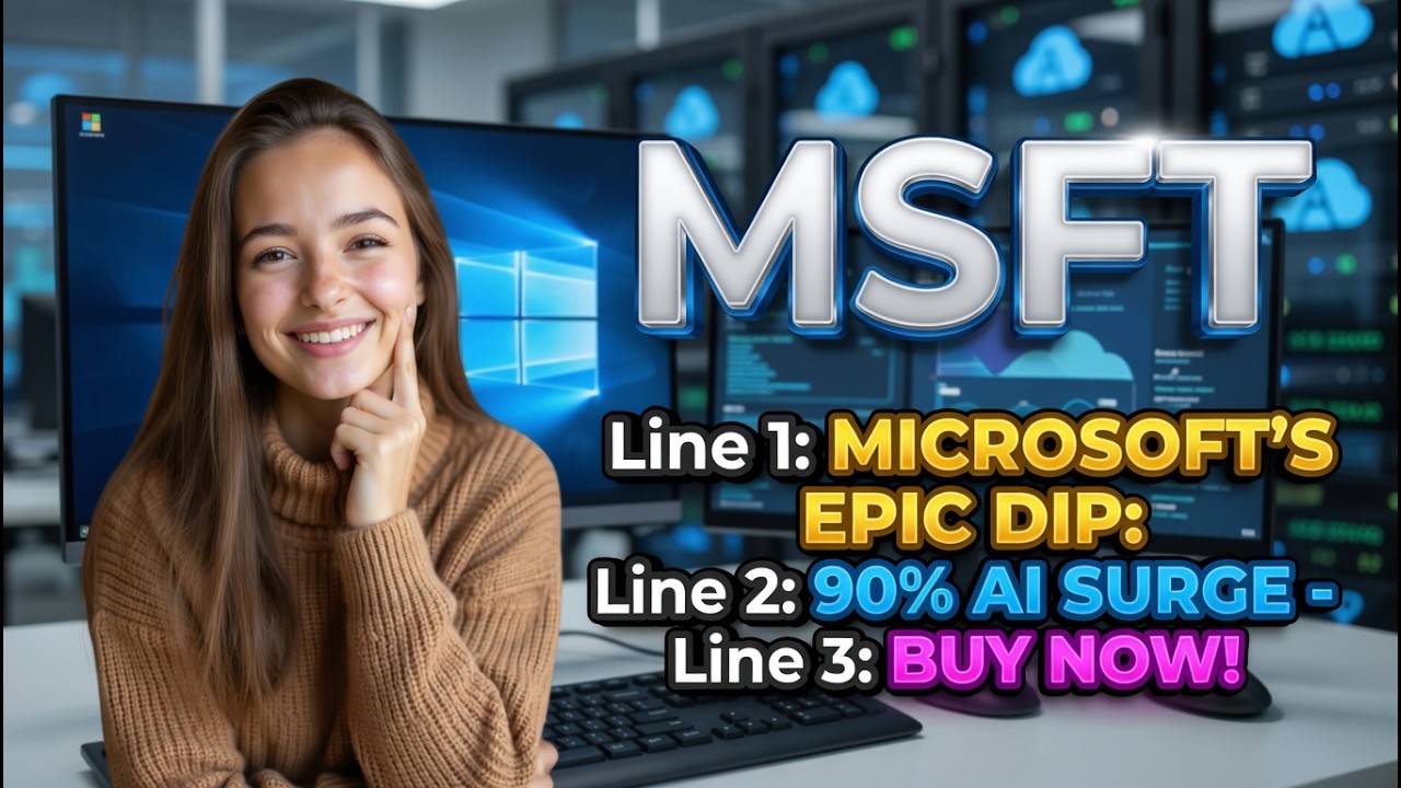 Microsoft's Epic Dip: 90% AI Surge - BUY NOW! MSFT Stock Analysis