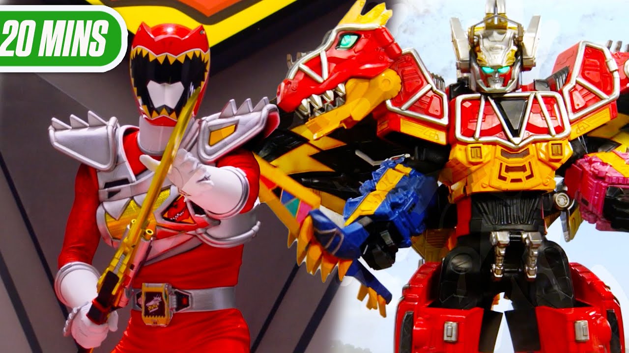 ALL Megazord Battles 🦖 | Power Rangers Dino Charge | Epic Robot Transformations | 20 Minutes