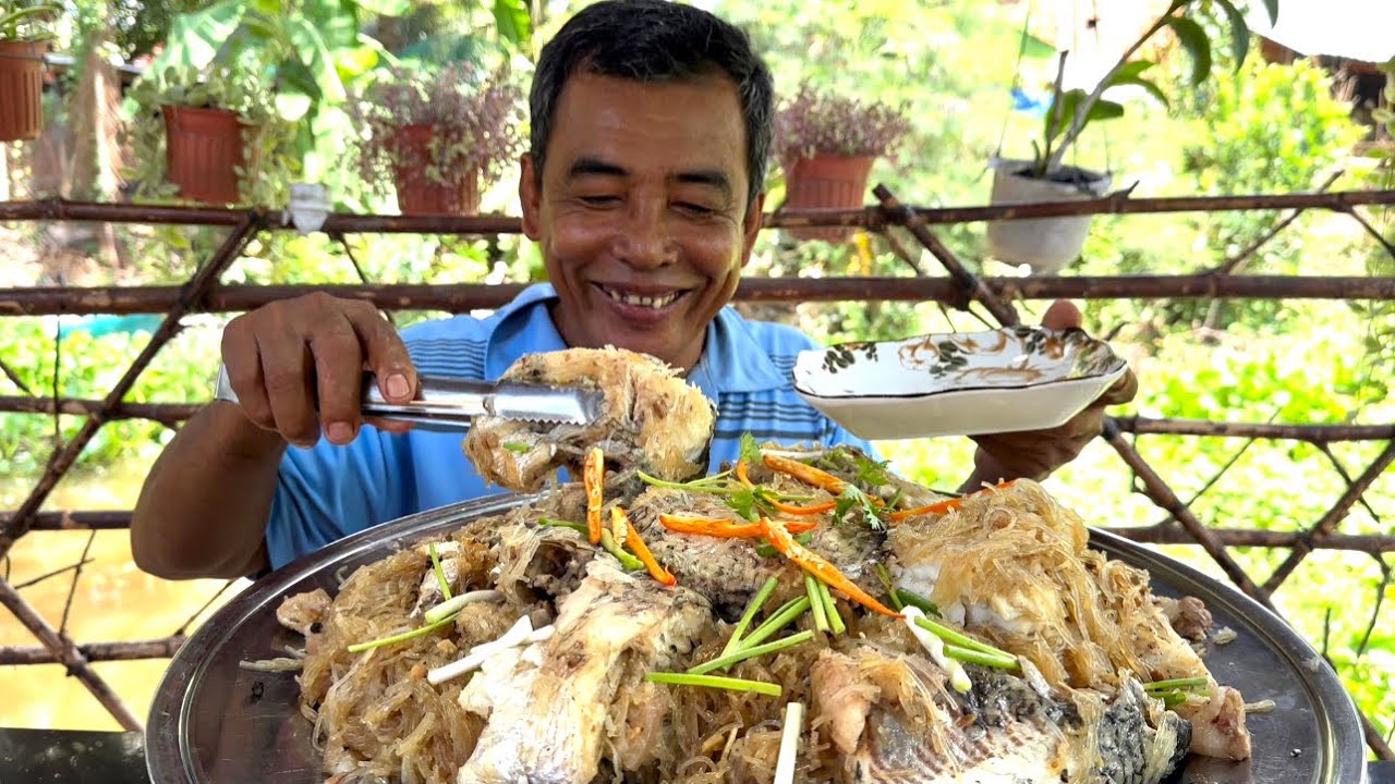 Chiến Đấu Giành 500K - Ăn 3,5 Ký Cá Tai Tượng  30 Phút Tới Công Chuyện Với Ba Móc Luôn | ATĐQ