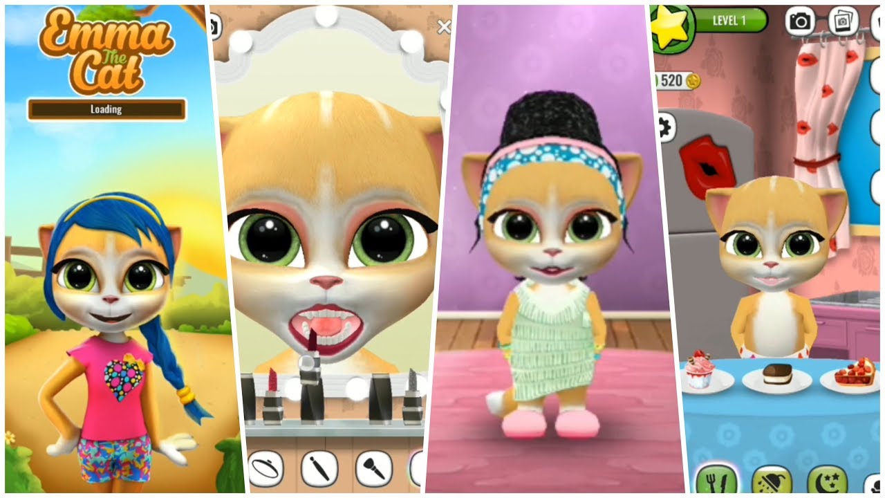 Emma The Cat - My Talking Virtual Pet || Emma The Cat Game