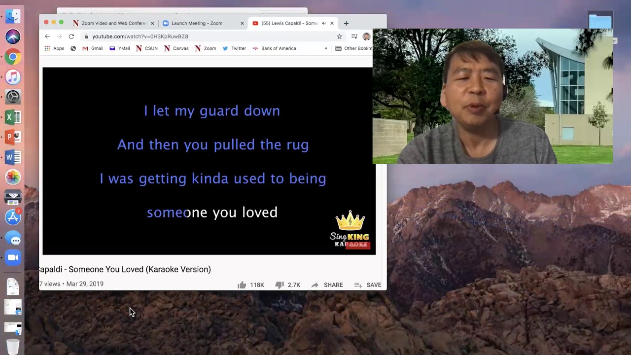 Professor Kim's Zoom Karaoke Series: Someone You Loved