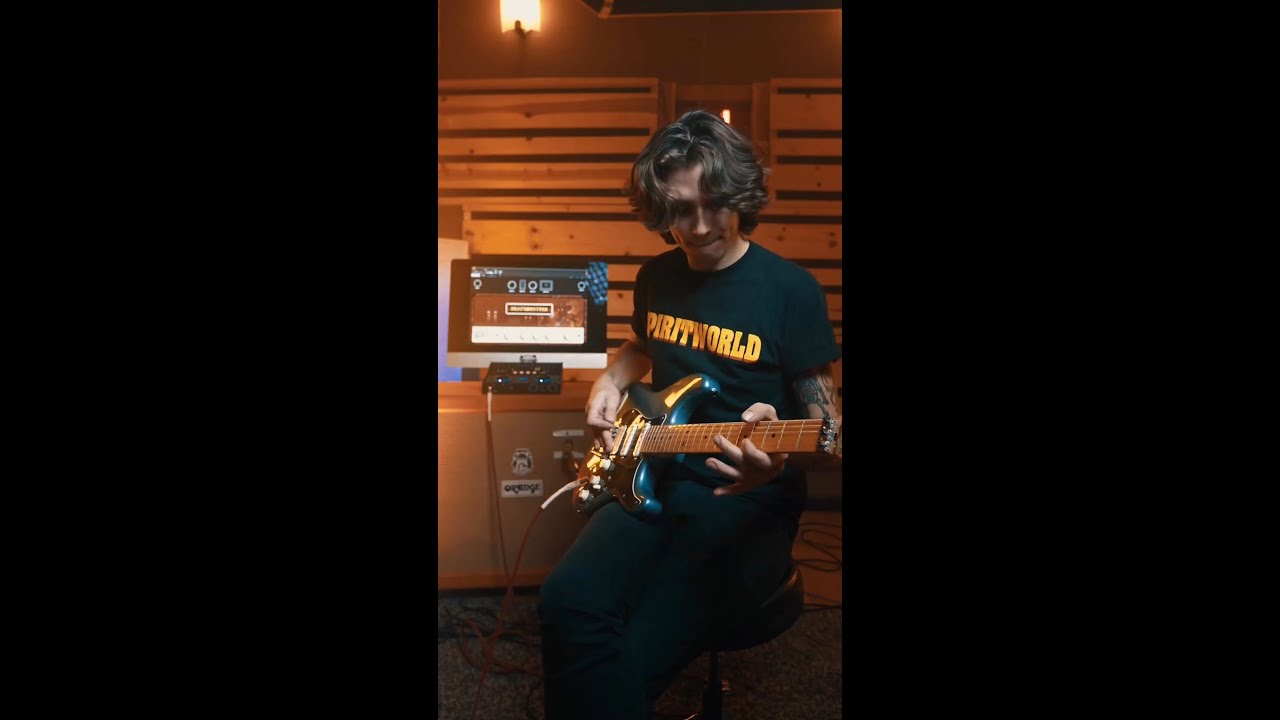 🎸 Randy Moore tracking guitars with MBOX Studio 📷 Sam Pura