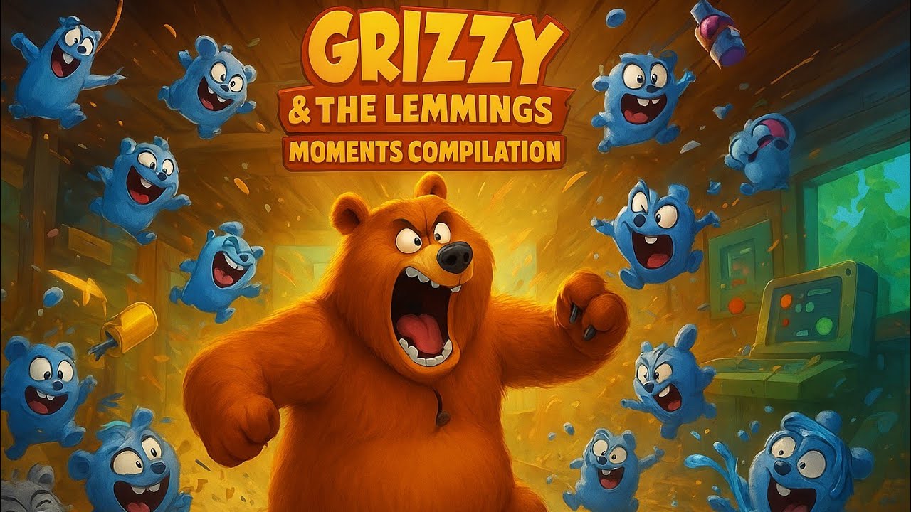 Grizzy & The Lemmings – Funniest Crazy Moments Compilation | HD Cartoon Clips | Trending Comedy