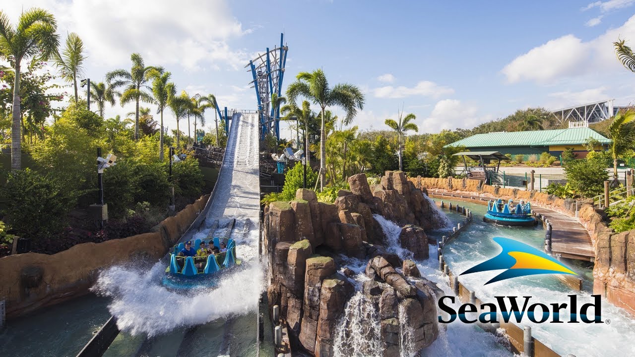 INFINITY FALLS POV | SeaWorld Orlando’s WETTEST River Rapids Ride 🌊