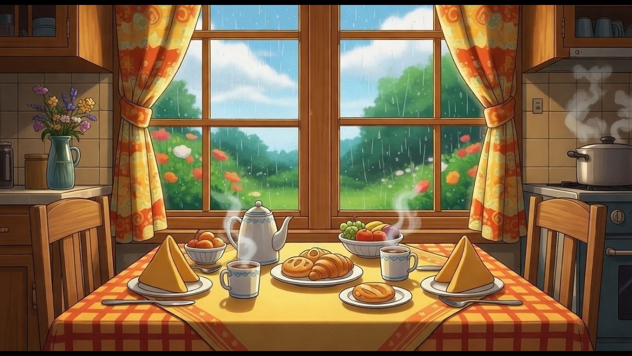 Dreamy Anime Scenery 🌱 Calm Ambience for Study & Relax,Sleep