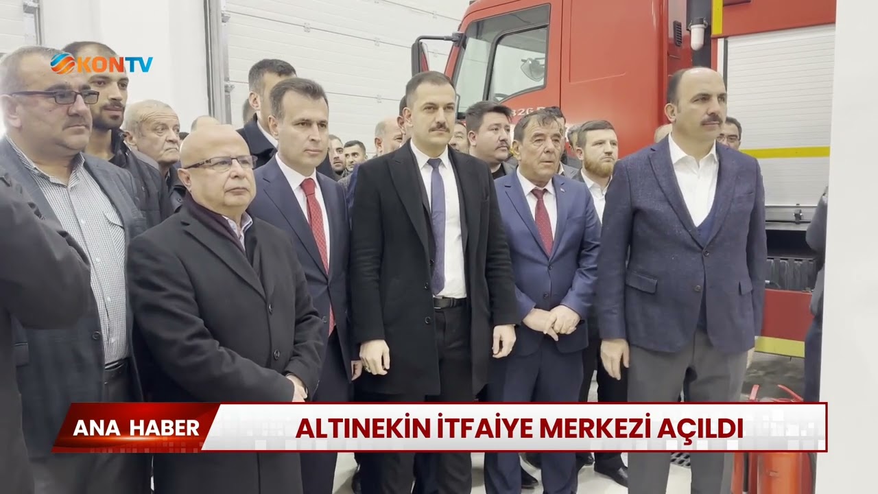 Altınekin İtfaiye Merkezi açıldı