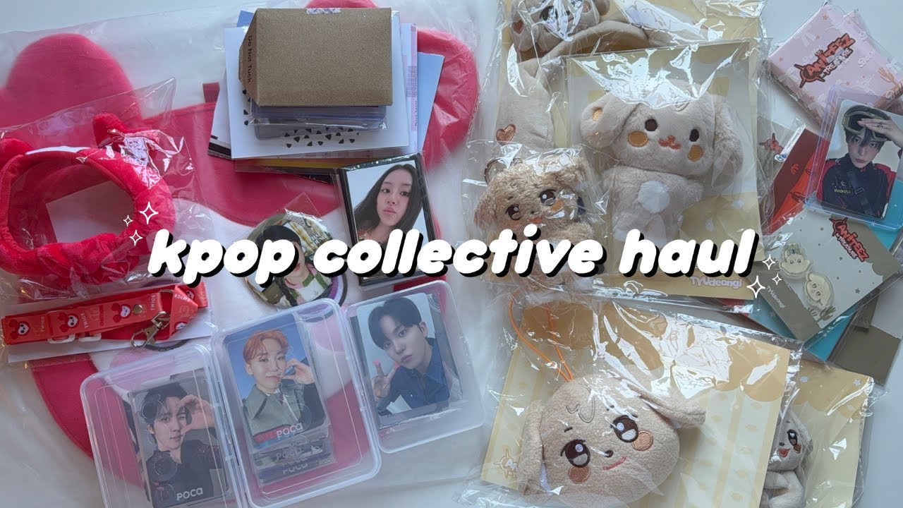 kpop collective haul #15 ✩ twice this is for tour, aniteez, seventeen units, pocamarket!