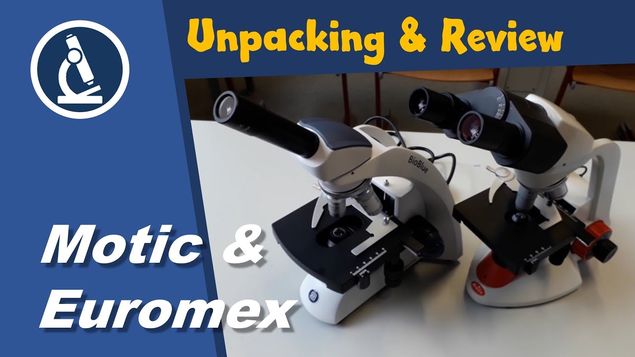 🔬 Unpacking a Motic and Euromex educational microscopes