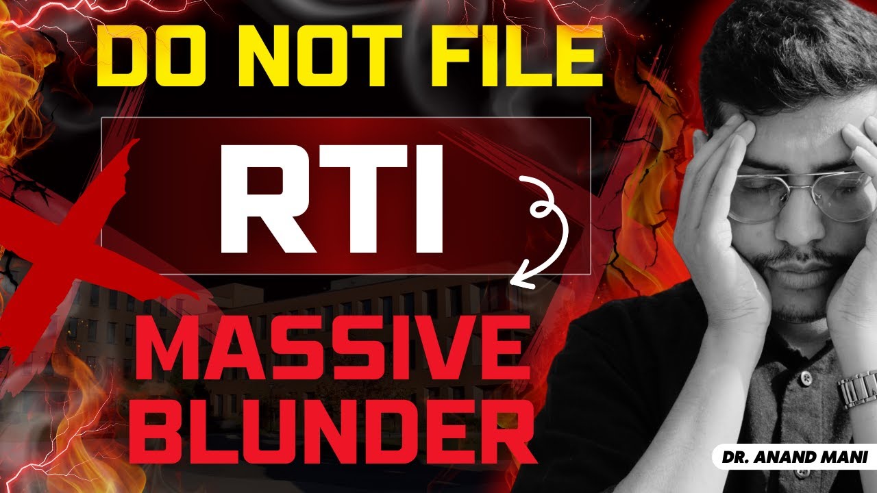 Do Not File RTI against NTA on NEET 2024 Result | Massive Blunder | Hum Case Haar Jaynge